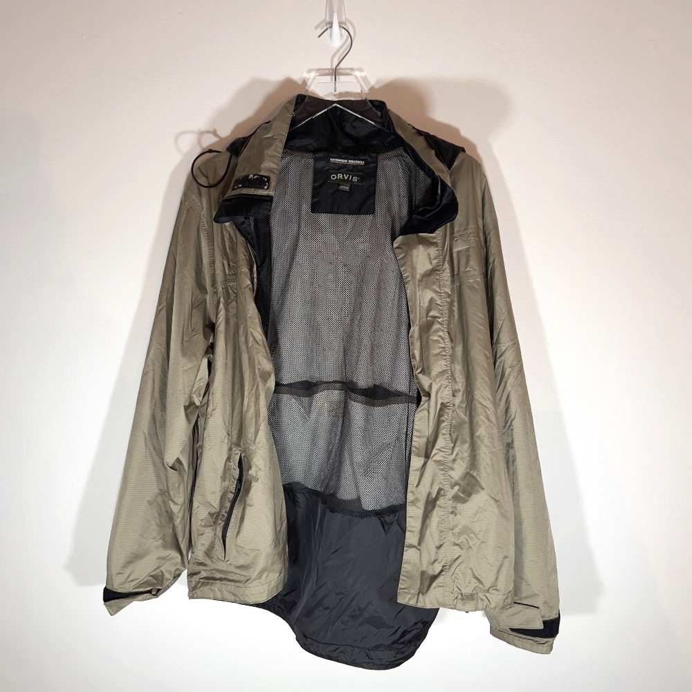 ORVIS Nylon Hooded Full-Zip Rain Jacket